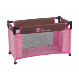 Dimian 2PL Travel Cot-Rosa Bedienungsanleitung