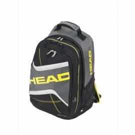 Tasche Sport Leiter Elite Rucksack, schwarz/grau/gelb