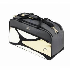 Die HEAD Sporttasche Damen - mit Sportbag, grau/weiß/Gold