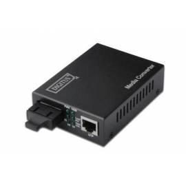 PDF-Handbuch downloadenSplitter DIGITUS Multimode, 10/100Base-TX auf 100BASE-FX, inkl. PSU SC-Stecker, bis zu 2km