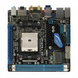 MB Asus F1A75-I DELUXE sc FM1, AMD A75 FCH, 2xDDR3, 1xPCI-e x 16, 2 X USB3.0, Mini-ITX