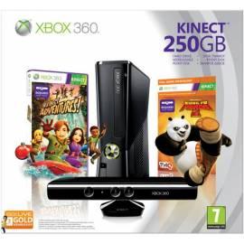 Service Manual Konzole XBOX 360? Premium Slim 250GB Kinect Bundle + Hry Kung Fu Panda ein Kinect Adventures