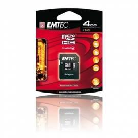 Speicherkarte 60 x Emtec MicroSD 4 GB + adapter