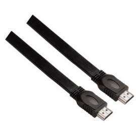 Hama HDMI-Stecker-Kabel, 1,5 m, flach