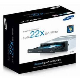 Benutzerhandbuch für Mechanika DVD Samsung SH-222AB DVD-RW/RAM 22 X SATA Schwarz retail