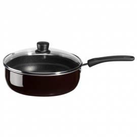 TEFAL A4733252 tiefen Grundton Pfanne mit Deckel, 24 cm Durchmesser