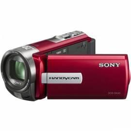 Benutzerhandbuch für Sony DCR-SX45ER Camcorder rot + 8 GB Karte + Tasche