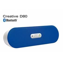 Handbuch für Kreative D80 wireless-Bluetooth - blau