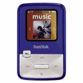 SanDisk Sansa Clip Zip 4GB blau