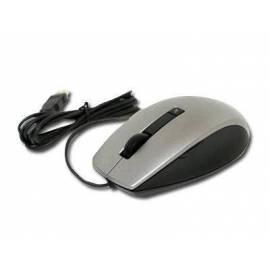 Dell Maus, Laser, 6-tl. Schwarz-Silber, USB