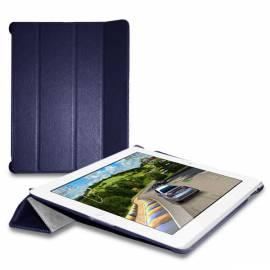 Leder Hülle für iPad 2 Puro-BOOKLET-COVER mit Magnet-blau - Anleitung