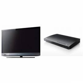 Set Timme Sony KDL-46EX520B, LED + Blu-Ray Player Sony BDP-S185 Bedienungsanleitung