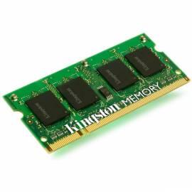 Notebook-Speicher RAM Kingston 2GB 1333MHz Bedienungsanleitung