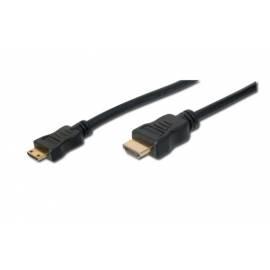 DIGITUS HDMI 1.3/1.2 (C bis A) Kabelverbindung 2 m, knallt. Kontakte