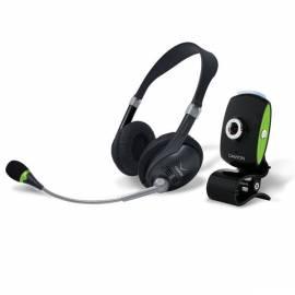 Headset CANYON CNR-Chat Pack 2 Webcam 0.3mpx Sluchatka s Mikrofonem + Seestern, neue Verpackung Gebrauchsanweisung