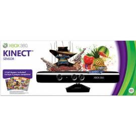 Sensor-XBOX 360 Kinect CZ/HU/SK Hdwr-Bundle-Spiele