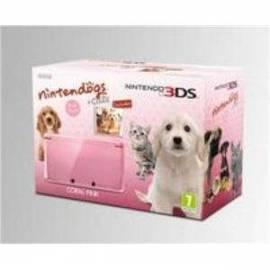 Konzole Nintendo 3DS Pink + Nintendogs + Cats