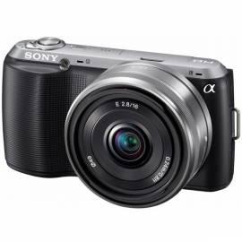 Kamera Sony NEX-C3A, Body + 16 mm, schwarz