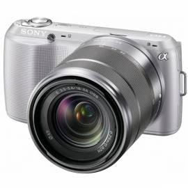 Kamera Sony NEX-C3K, Body + 18-55 mm, Silber