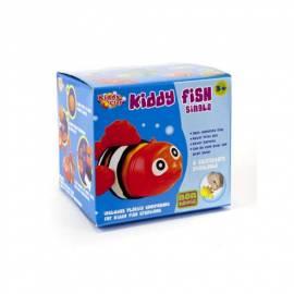 Plastilin-eine kreative Gruppe von kleinen Fischen 2 Sortieren Farben