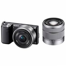 Kamera Sony NEX-5ND, Body + 16 mm + 18-55 mm, schwarz