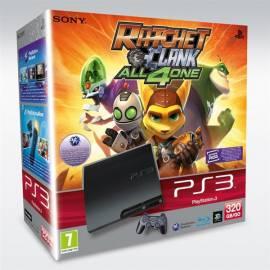 Bedienungsanleitung für Konzole Sony PS3 320GB + Hra Ratchet und Clank All 4 one (PS719190691)