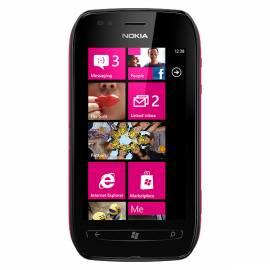 Handy Nokia Lumia 710 schwarz-pink - Anleitung