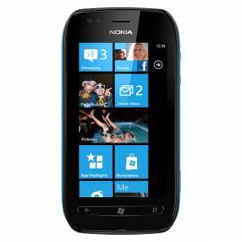 Handy Nokia Lumia 710 schwarz-blau