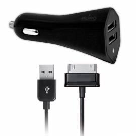 Puro-2 X USB Port Kfz-Ladekabel mit Samsung Galaxy Tab für Sync und Aufladen 2, 1A-schwarz Gebrauchsanweisung