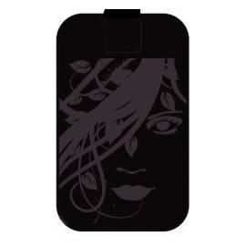 Portion frisches Gesicht iPhone (110x60x10mm) schwarz