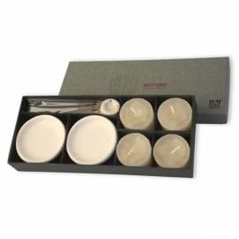 Kerzen-Geschenk Pakete HD Home Design (A03290), beige