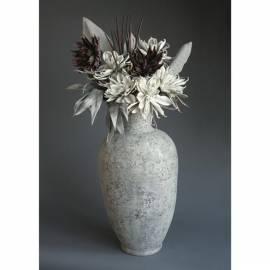 Vase aus Keramik mit Kunstblumen HD Home Design (A01130)