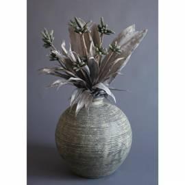 Vase aus Keramik mit Kunstblumen HD Home Design (A01240)