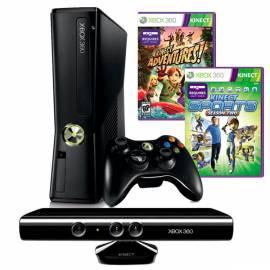 Konzole Xbox 360S4GB Kinect1P Bndle S PL/EL/HU/SK CEE Hdwr PAL DVD Sport 2