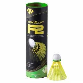Badminton Bälle Carlton F2 gelb (langsam/grün)