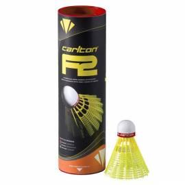 Badminton Bälle Carlton F2 gelb (schnell/rot)