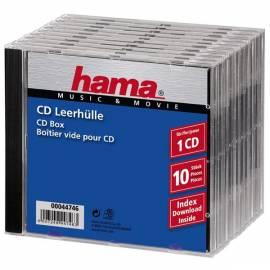 Schützende Hama CD 10ST/PA, PP, Farbmischung