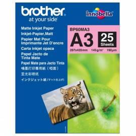 Datasheet Bruder BP60MA3 Papier, A3 25 Blatt von Foto Matt 190 g