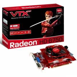 VGA Sapphire VTX3D HD6750 PCIE 1GB GDDR5/128-Bit 700/1150 MHz DVI/HDMI/VGA DualSlot-Fan