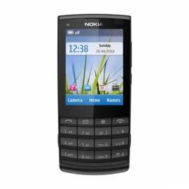 Handy Nokia X 3-02.5 schwarz Gebrauchsanweisung