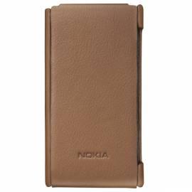 Case für Handy Nokia CP-572 flip für Nokia Lumia 800 Brown