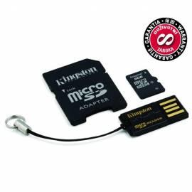 Speicher-Karte Kingston 8 GB Mobility-Kit G2 (MicroSD + Anpassung + Reader) - Anleitung