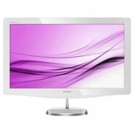 Philips Monitor 23,6 cm LCD LED 248C3LHSW Breite FHD 5ms HDMI glänzend weiß