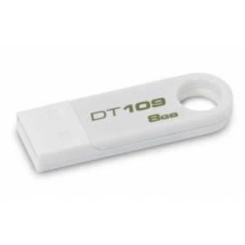 Flash USB 8 GB Kingston DataTraveler 110-USB 2.0-weiß Bedienungsanleitung