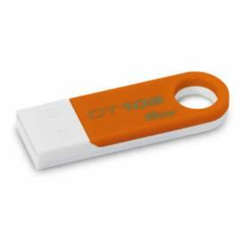 Benutzerhandbuch für Kingston DataTraveler 8 GB Flash, USB 2.0, orange 110-USB