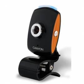 Webcamera CANYON CNR-WCAM420 Black &    Orange, 2.0mpx, Mikrofon, face Tracking-Software, neue Verpackung