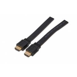 Kabel HDMI Highspeed-Verbindung Wohnung Digitus, AWG 30, 2 X, 1 m, schwarz, zl. Kontakte - Anleitung
