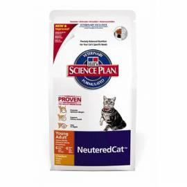 Granule Hill-s junge Adult NeuteredCat Chicken, 1,5 kg