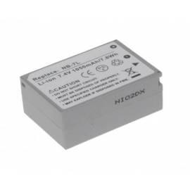 Datasheet Ich habe Canon 7 L NB-7.4 V Li-Ion 1050mAh 7.8 Wh Verze 2011