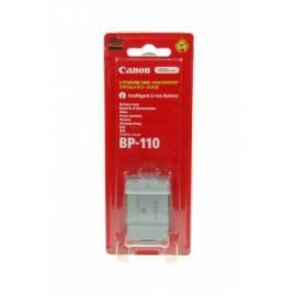 Ich bin ein Canon BP-110 3,6 V Li-Ion 1050mAh 5,5 Wh Original